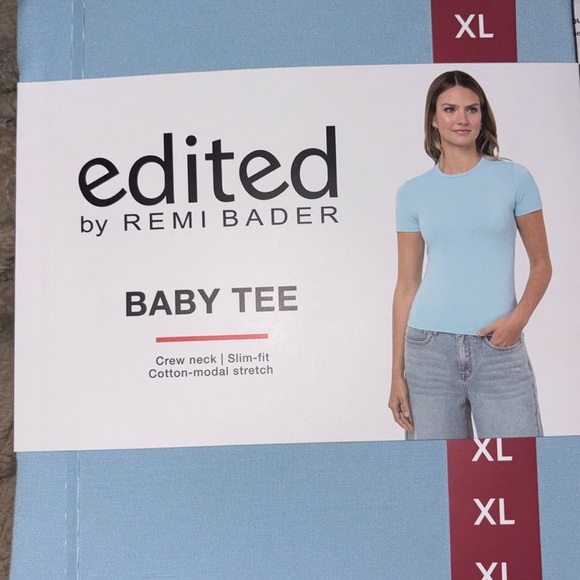 Edited by Remi Bader Women's Baby Tee - Picture 3 of 7